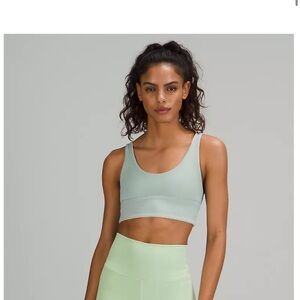 Lululemon align Sports Bra in silver blue (size 4)